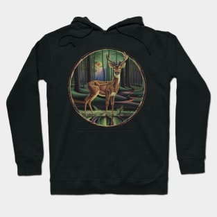 Beautiful Colorful Deer Hoodie